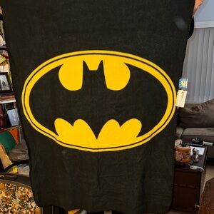 Northwest Black and Yellow Batman Fleece Blanket